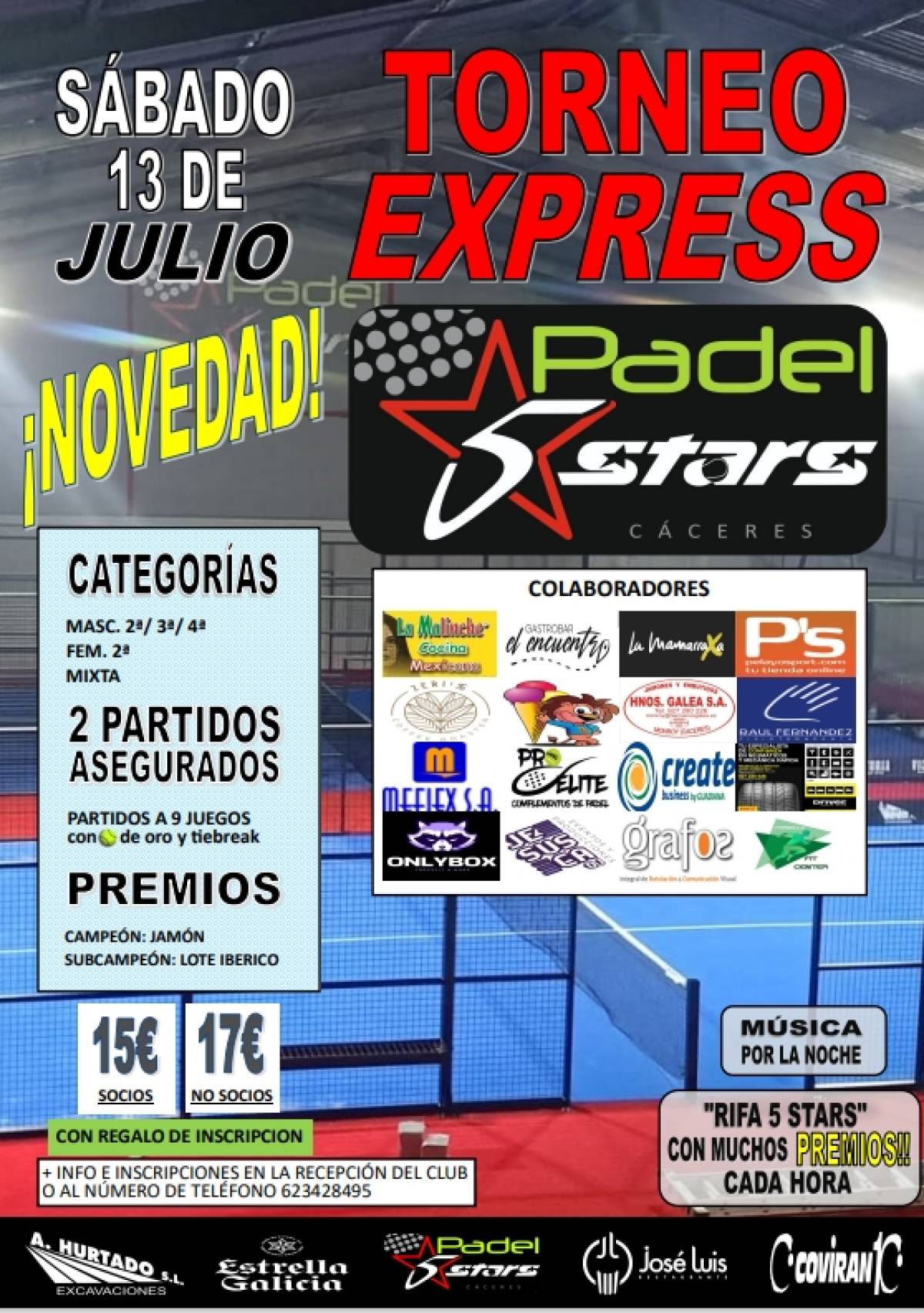 ¡Torneo Express 13 Julio!