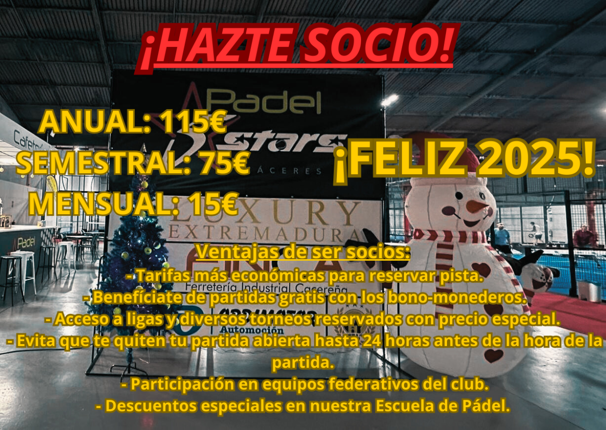 ¡Hazte socio!