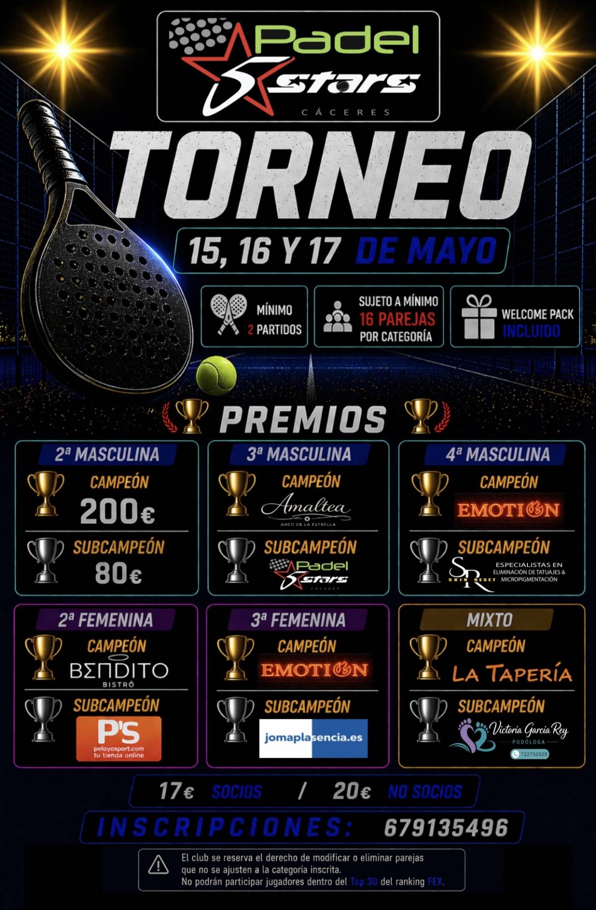 Torneo 15 16 17 de Mayo